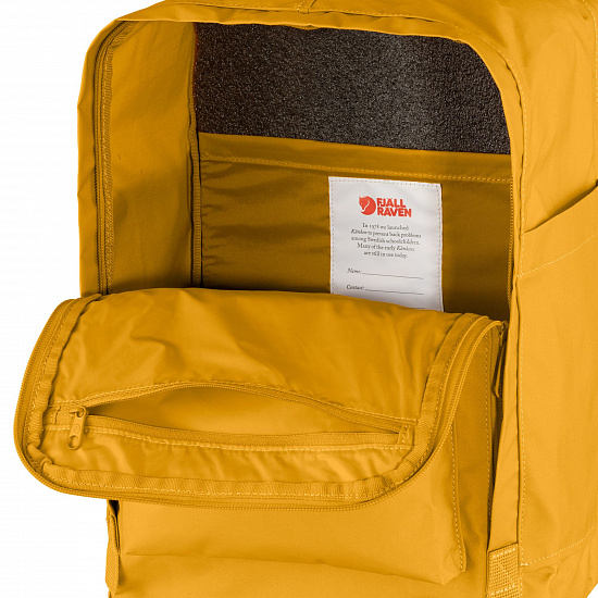 Рюкзак Fjallraven Kanken Laptop 13" Ochre - Фото 8 большая