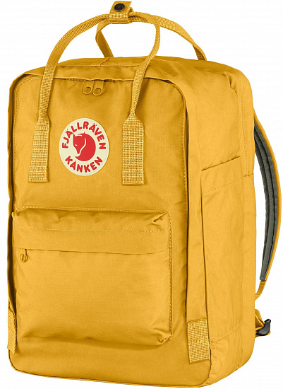 Рюкзак Fjallraven Kanken Laptop 15" Ochre - Фото 3 большая