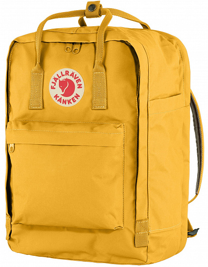 Рюкзак Fjallraven Kanken Laptop 17" Ochre - Фото 3 большая