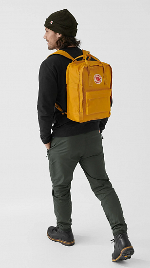 Рюкзак Fjallraven Kanken Laptop 17" Terracotta Brown - Фото 4 большая