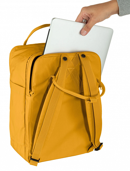 Рюкзак Fjallraven Kanken Laptop 17" Terracotta Brown - Фото 6 большая
