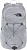 Рюкзак The North Face Rodey Mid Grey Dark Heather/Black - Фото 3 малая