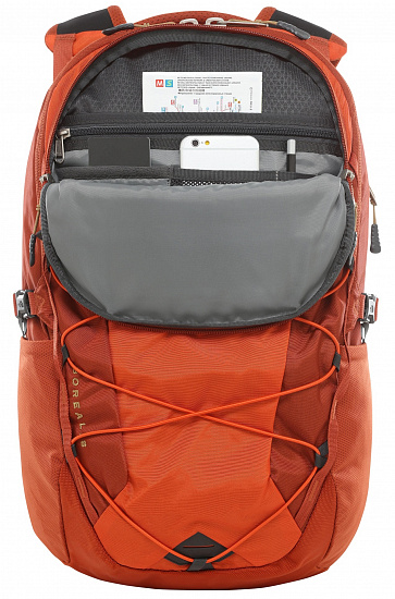Рюкзак The North Face Borealis Papaya Orange/Picante Red - Фото 5 большая