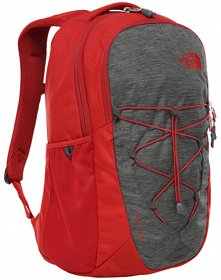 Рюкзак The North Face Jester Dark Grey Heather/Cardinal Red - Фото 1 большая