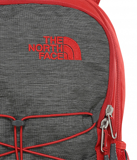 Рюкзак The North Face Jester Dark Grey Heather/Cardinal Red - Фото 5 большая