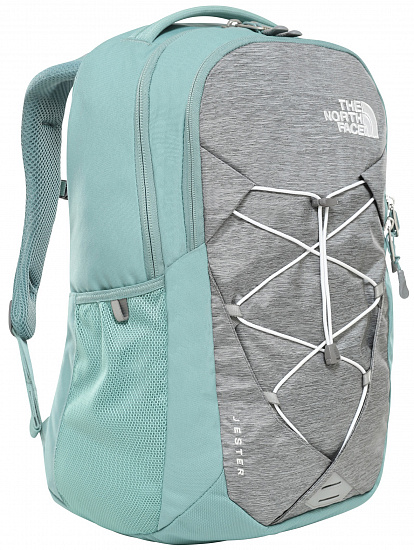 Рюкзак женский The North Face Jester Mid Grey Light Heather/Trellis Green - Фото 1 большая