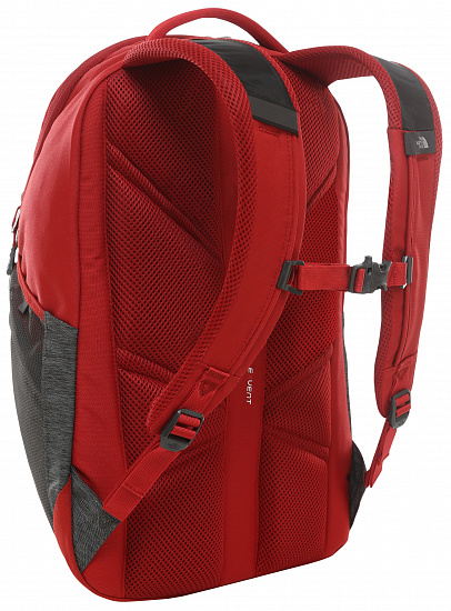 Рюкзак The North Face Vault Dark Grey Heather/Cardinal Red - Фото 2 большая