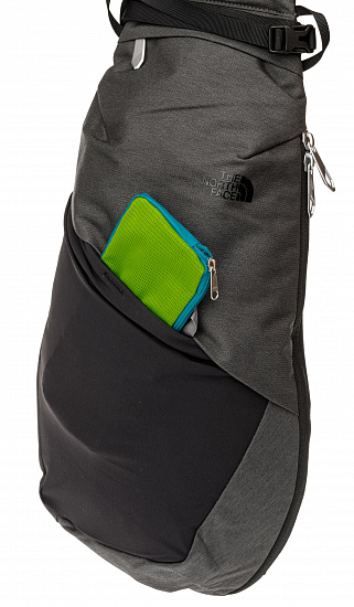 Рюкзак женский The North Face Electra Sling L Asphalt Grey Light Heather/Black - Фото 6 большая