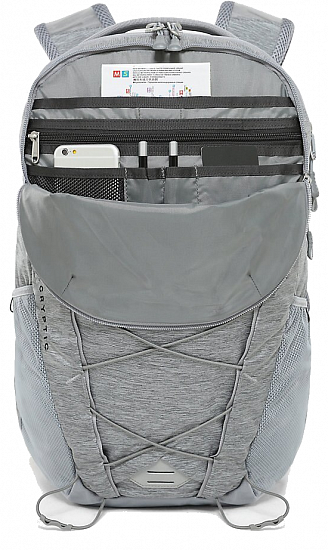 Рюкзак The North Face Cryptic Medium Grey Heather/Black - Фото 4 большая