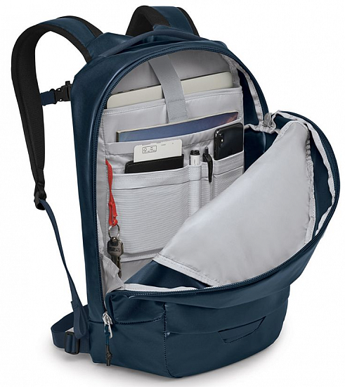 Рюкзак Osprey Transporter Panel Loader Venturi Blue - Фото 4 большая