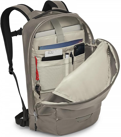 Рюкзак Osprey Transporter Panel Loader Tan Concrete - Фото 4 большая