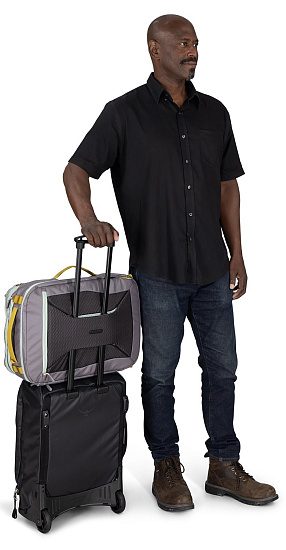 Рюкзак Osprey Transporter Carry On 36 Raven Black/Black - Фото 9 большая