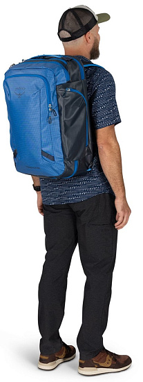 Рюкзак Osprey Transporter Carry On 44 Blue Flame/Scoria Blue - Фото 7 большая