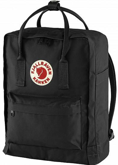 Рюкзак Fjallraven Kanken Black - Фото 4 большая