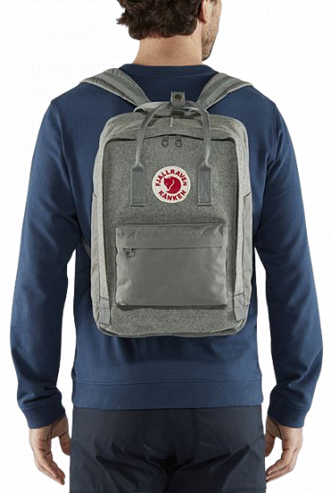Рюкзак Fjallraven Kanken Re-Wool Laptop 15" Night Sky - Фото 6 большая