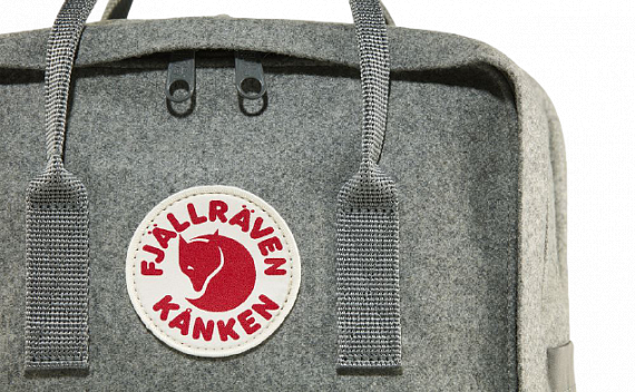 Рюкзак Fjallraven Kanken Re-Wool Laptop 15" Night Sky - Фото 9 большая