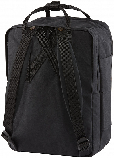 Рюкзак Fjallraven Kanken Laptop 13" Black - Фото 2 большая