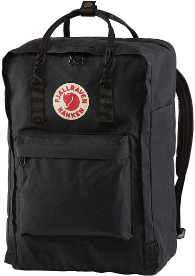 Рюкзак Fjallraven Kanken Laptop 17" Black - Фото 1 большая