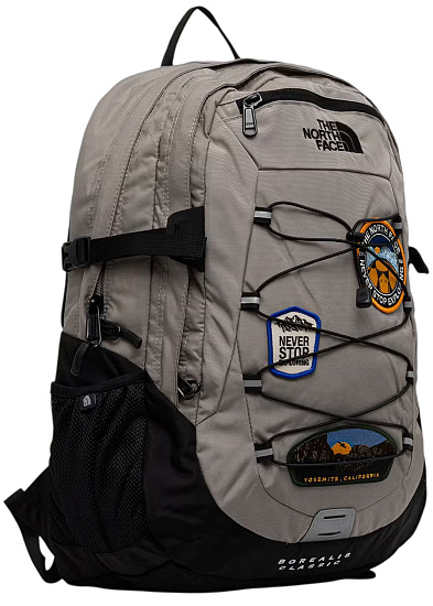 Рюкзак The North Face Borealis Classic Patch Stone Slab/Tnf Black/Patch - Фото 1 большая