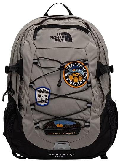 Рюкзак The North Face Borealis Classic Patch Stone Slab/Tnf Black/Patch - Фото 2 большая