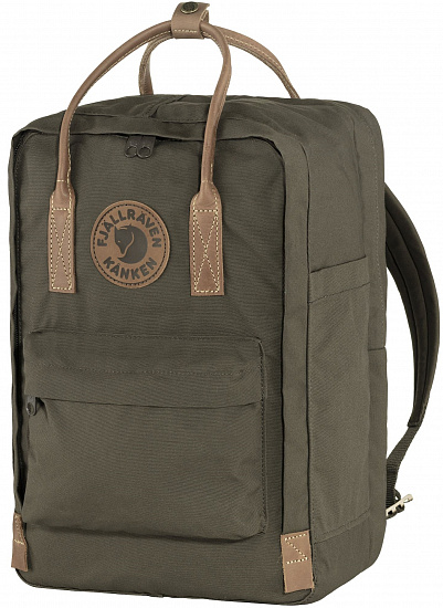 Рюкзак Fjallraven Kanken No. 2 Laptop 15" Dark Olive - Фото 3 большая
