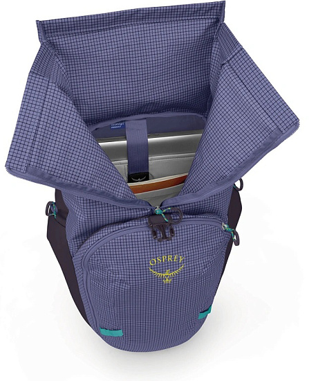 Рюкзак Osprey Transporter Roll Top Pack Euphoria Purple Purple Ink - Фото 3 большая