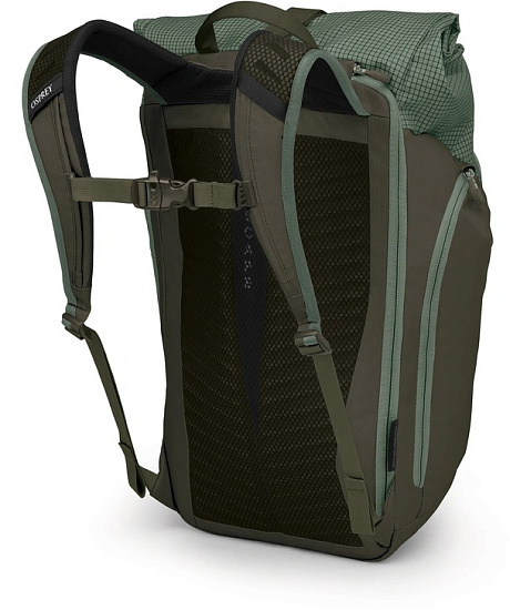 Рюкзак Osprey Transporter Roll Top Pack Pine Leaf Earl Grey - Фото 2 большая
