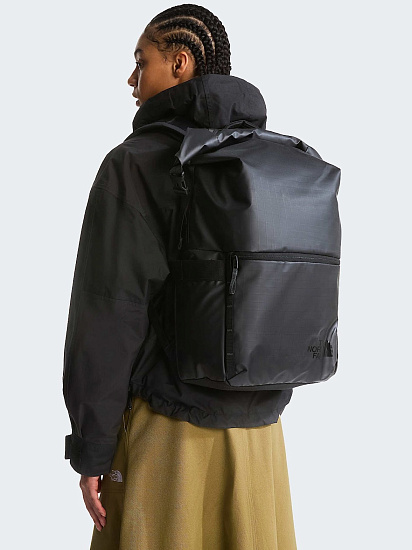 Рюкзак The North Face Base Camp Voyager Rolltop Tnf Black/Asphalt Grey - Фото 6 большая