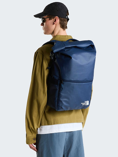Рюкзак The North Face Base Camp Voyager Rolltop Shady Blue/Summit Navy - Фото 7 большая