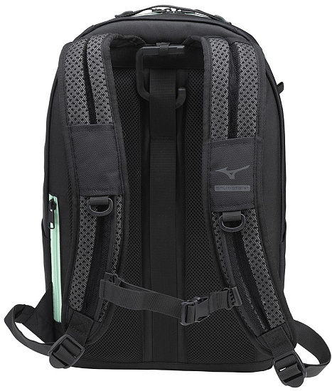 Рюкзак Mizuno Waso 20 Black/Mint - Фото 2 большая