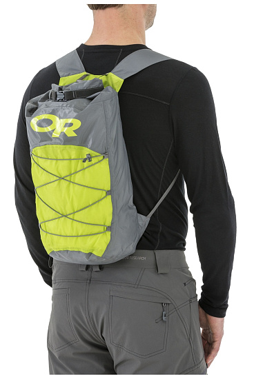 Влагозащитный рюкзак OR Dry Isolation Pewter/Lemongrass - Фото 3 большая