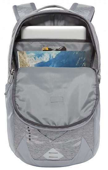 Рюкзак The North Face Jester Mid Grey Dark Heather/TNF Black - Фото 4 большая