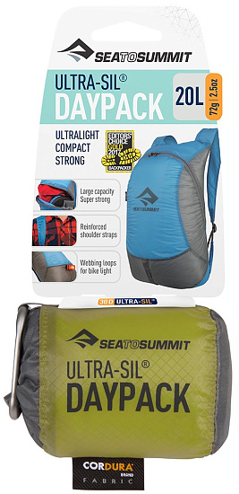 Рюкзак Sea to Summit Ultra-Sil Day Pack Lime - Фото 5 большая