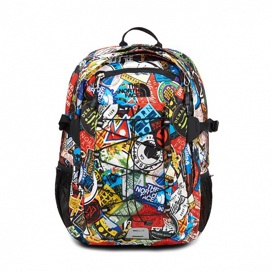 Рюкзак The North Face Borealis Classic Red Sticker Bomb Print/Black - Фото 2 большая