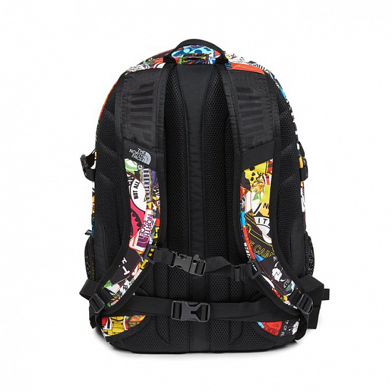 Рюкзак The North Face Borealis Classic Red Sticker Bomb Print/Black - Фото 3 большая