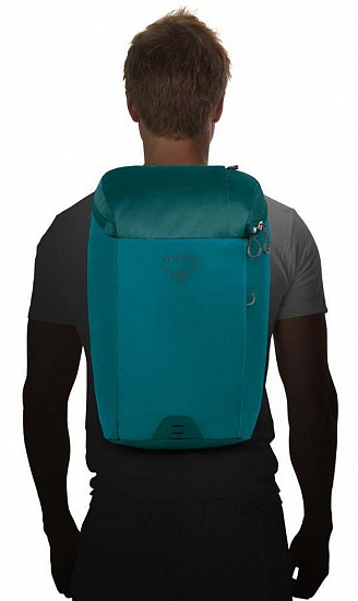 Рюкзак Osprey Transporter Zip Ruffian Red - Фото 6 большая