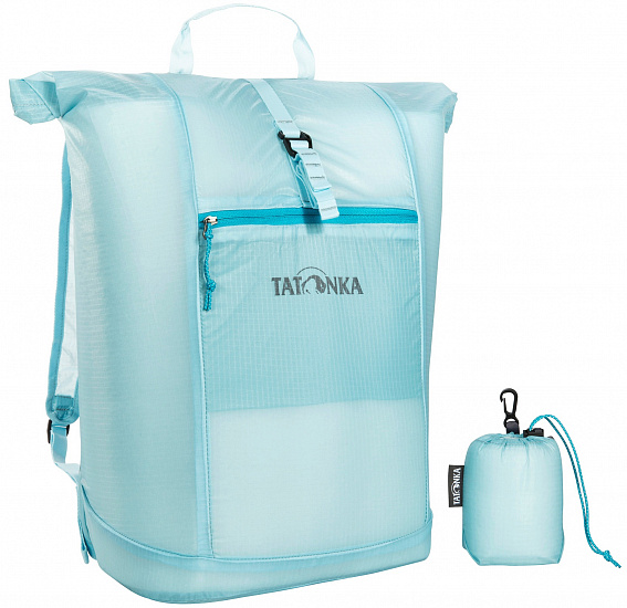 Рюкзак Tatonka Squeesy Rolltop Light Blue - Фото 6 большая