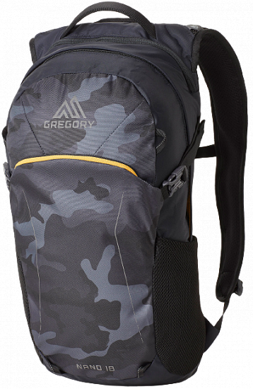 Рюкзак Gregory Nano 18 Black Woodland Camo - Фото 1 большая