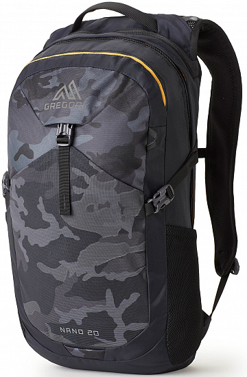 Рюкзак Gregory Nano 20 Black Woodland Camo - Фото 1 большая