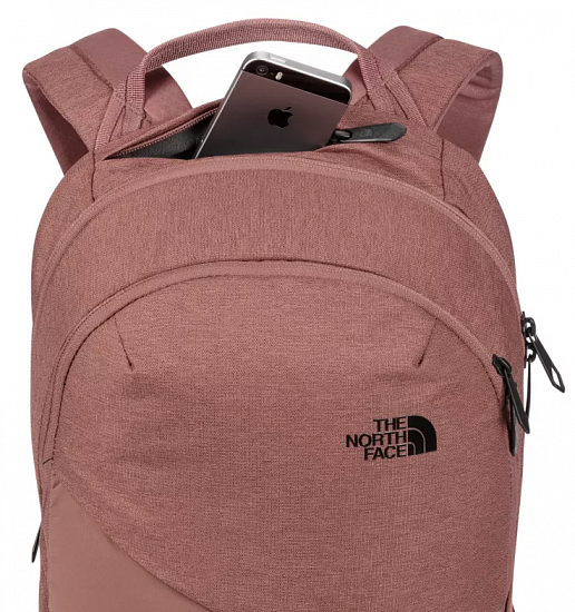 Рюкзак женский The North Face Isabella Marron Purple Dark Heather/TNF Black - Фото 6 большая