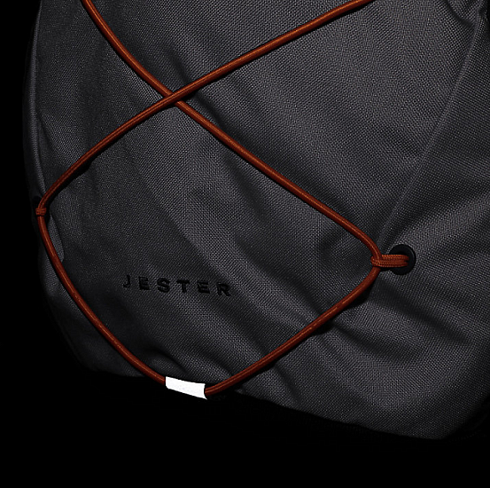 Рюкзак The North Face Jester Zinc Grey Dark Heather/Persian Orange - Фото 6 большая