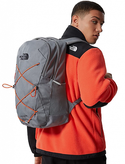 Рюкзак The North Face Jester Zinc Grey Dark Heather/Persian Orange - Фото 9 большая