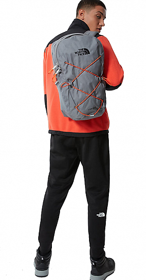 Рюкзак The North Face Jester Zinc Grey Dark Heather/Persian Orange - Фото 11 большая