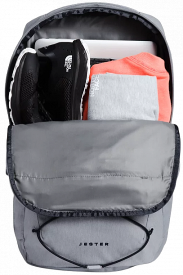 Рюкзак The North Face Jester Mid Grey Dark Heather/TNF Black - Фото 5 большая