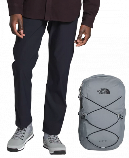 Рюкзак The North Face Jester Mid Grey Dark Heather/TNF Black - Фото 7 большая