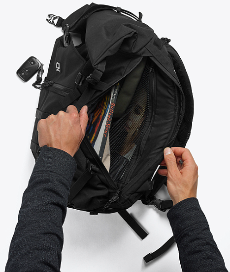 Рюкзак Ogio Alpha Core Convoy 525R Rolltop Black - Фото 7 большая