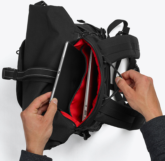 Рюкзак Ogio Alpha Core Convoy 525R Rolltop Black - Фото 8 большая