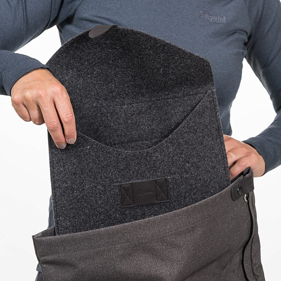 Рюкзак Bergans Oslo Roll-Top Daypack 10-23 л SolidCharcoal/Black - Фото 3 большая