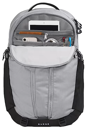 Рюкзак The North Face Surge Meld Grey Dark Heather - Фото 4 большая