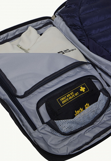 Рюкзак Jack Wolfskin Traveltopia Cabin Pack 30 Black - Фото 11 большая